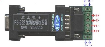 波仕Y232A2--冗余型RS232光隔遠(yuǎn)程收發(fā)器延長(zhǎng)232通信距離