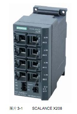SCALANCE X208，6GK5208-0BA00-2AA3