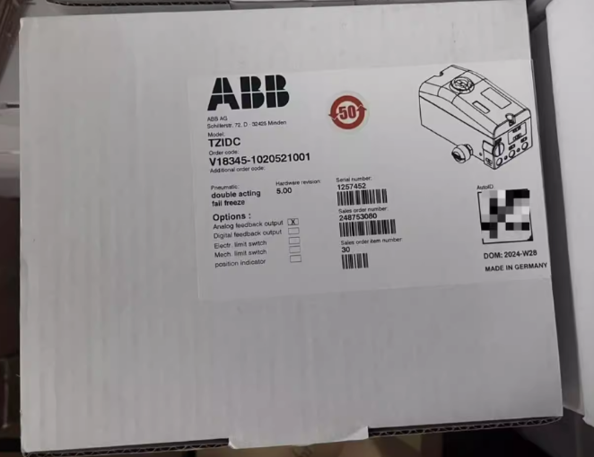 ABB定位器V18345-1010521001