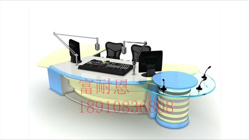 廠家直銷(xiāo)演播室訪談桌 媒體室演播桌 導(dǎo)播桌 錄音桌 非編臺(tái)