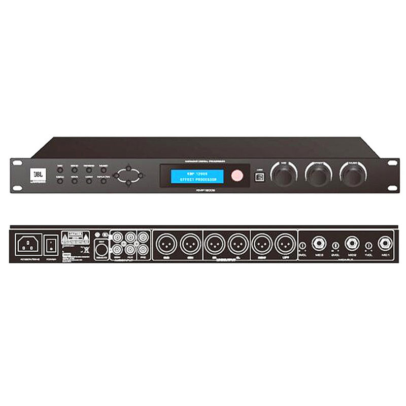 JBL KMP1200S卡拉OK前級處理器 KTV前級效果器 前級混響效果器 防嘯叫處理器