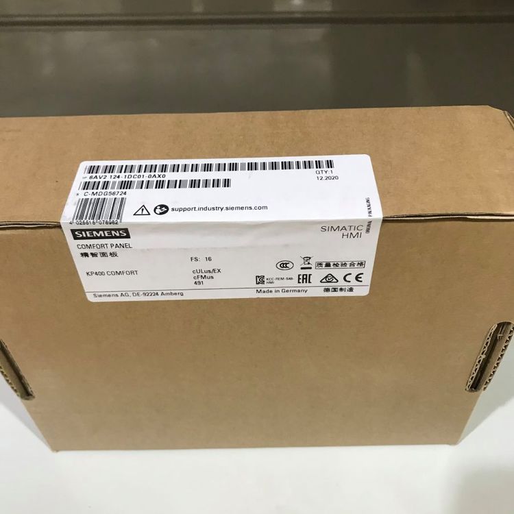 西門子KP400精智面板4.3寸按鍵操作寬屏TFT顯示6AV21241DC010AX0