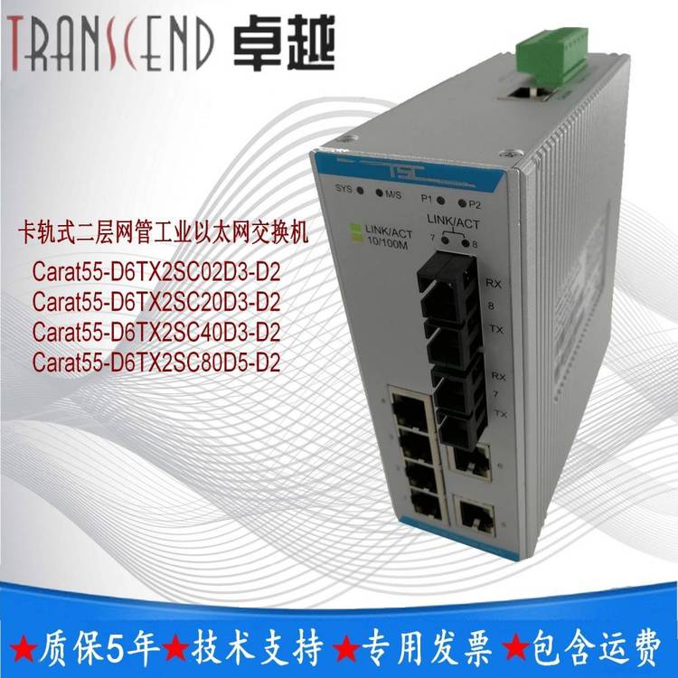 TSC工業(yè)交換機(jī)Carat55-D6TX2SC02D3-D2以太網(wǎng)交換機(jī)